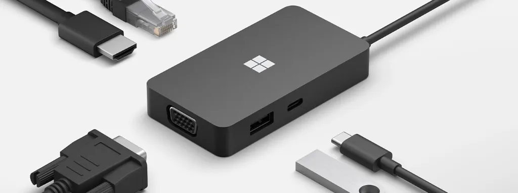 Réplicateur de port Microsoft pour PC portable et double écran