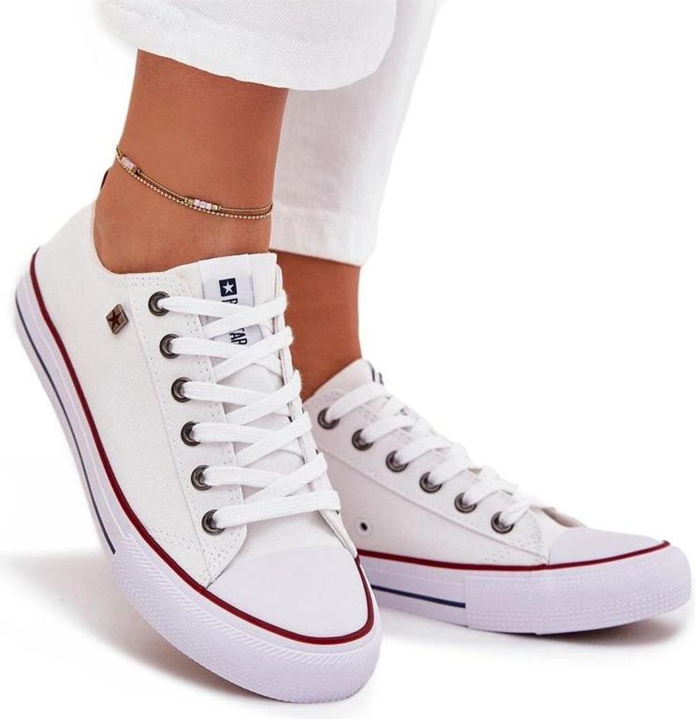 Damen Niedrige Sneakers Big Star DD274A232 Weiß 36
