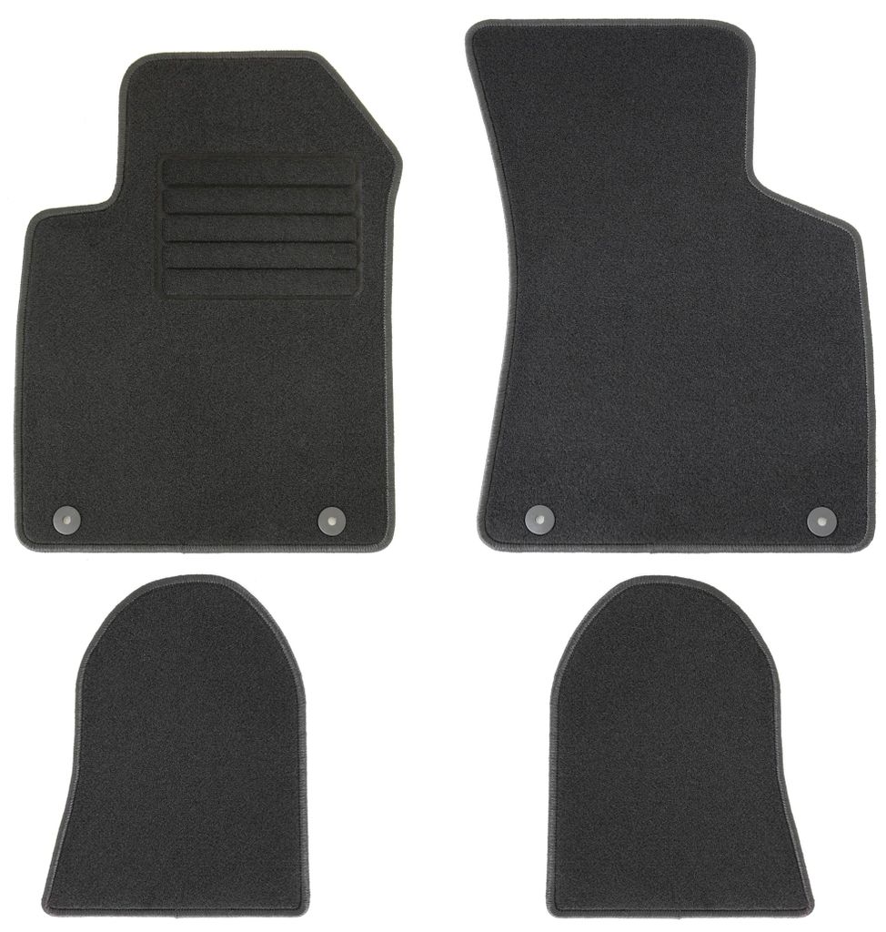 Fußmatten-Set für Audi TT 8N, 10/1998-08/2006, 4-teilig, Produktbild 