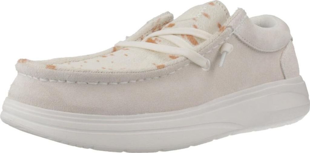 HEYDUDE Wendy Comf Luxe Damen Halbschuhe Ivory Größe 38