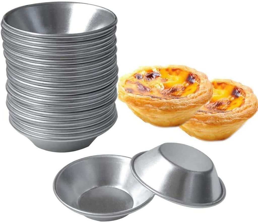24er-Pack Eierkuchenformen, kleine Kuchentörtchen, Produktbild 