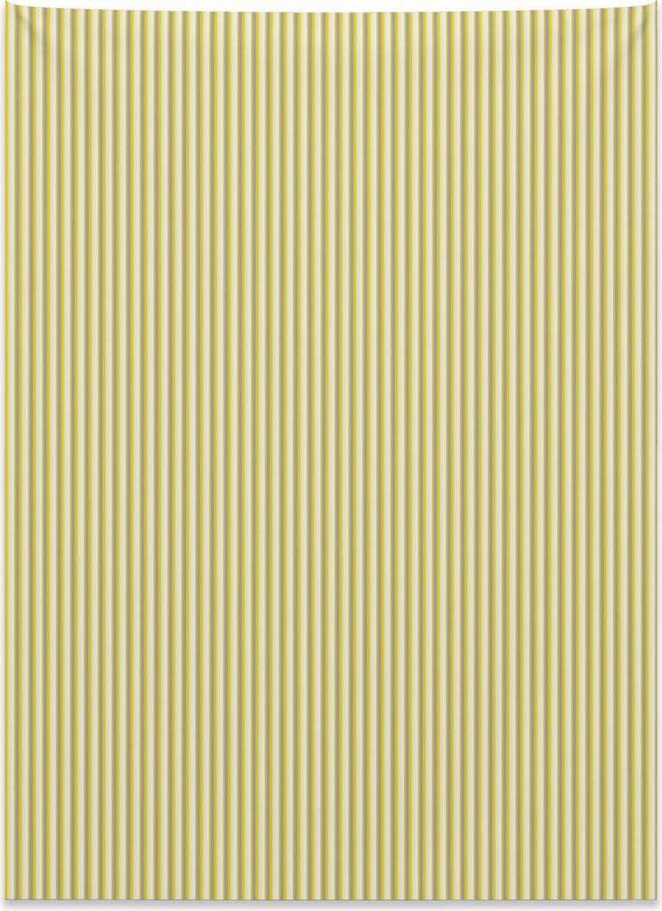 Abakuhaus Jahrgang Wandteppich, Retro Stil Streifen aus Weiches Mikrofaser Stoff Kein Verblassen Klare Farben Waschbar, 110 x 150 cm, Hellgelb Wei...