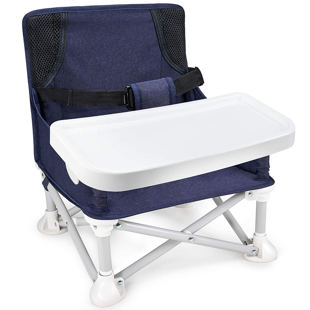 Faltbarer Baby Stuhl 4-in-1 Hochstuhl Esszimmerstuhl Portable Cartoon Stuhl 