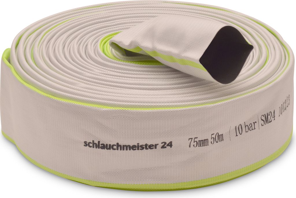 Ø 3 Zoll - 75 mm, 50 Meter Industrieschlauch | Bauschlauch Produktbild 