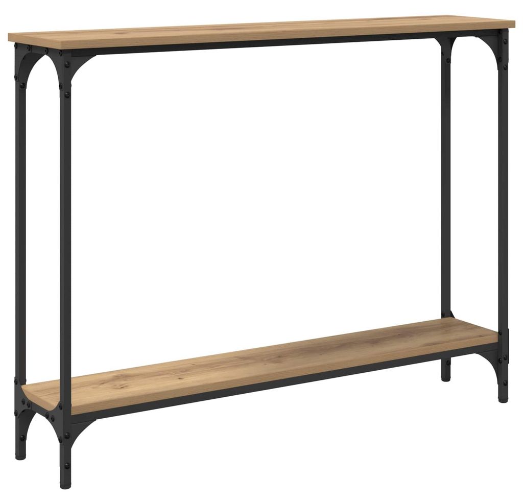 vidaXL Konsolentisch Artisan-Eiche 100 x 22,5 x 75 cm Produktbild 