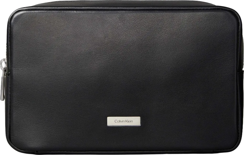 Plaque Kulturbeutel Black - Trousse de Toilette Noire Format Voyage