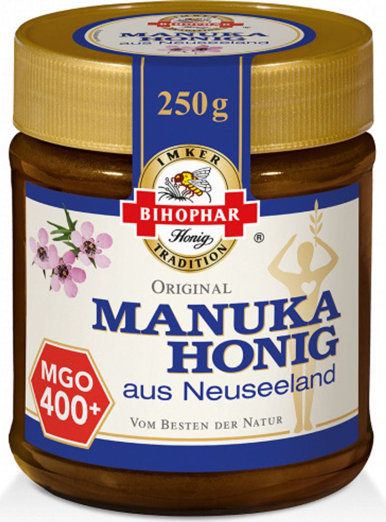 Bihophar Original Manuka Honig aus Neuseeland MGO 400plus 250g