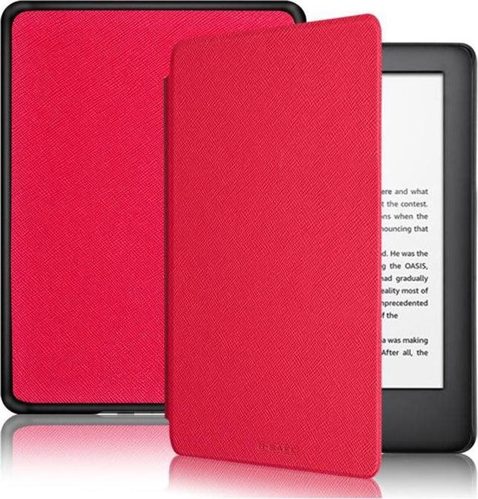 B-SAFE Lock 3403, Tasche für Amazon Kindle 2022/2024, rot
