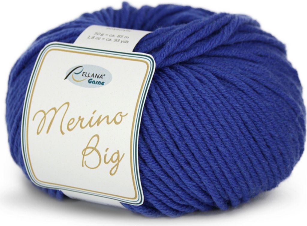 Rellana Merino Big, 60% Schurwolle (Merino), 40% Polyacryl, Produktbild 