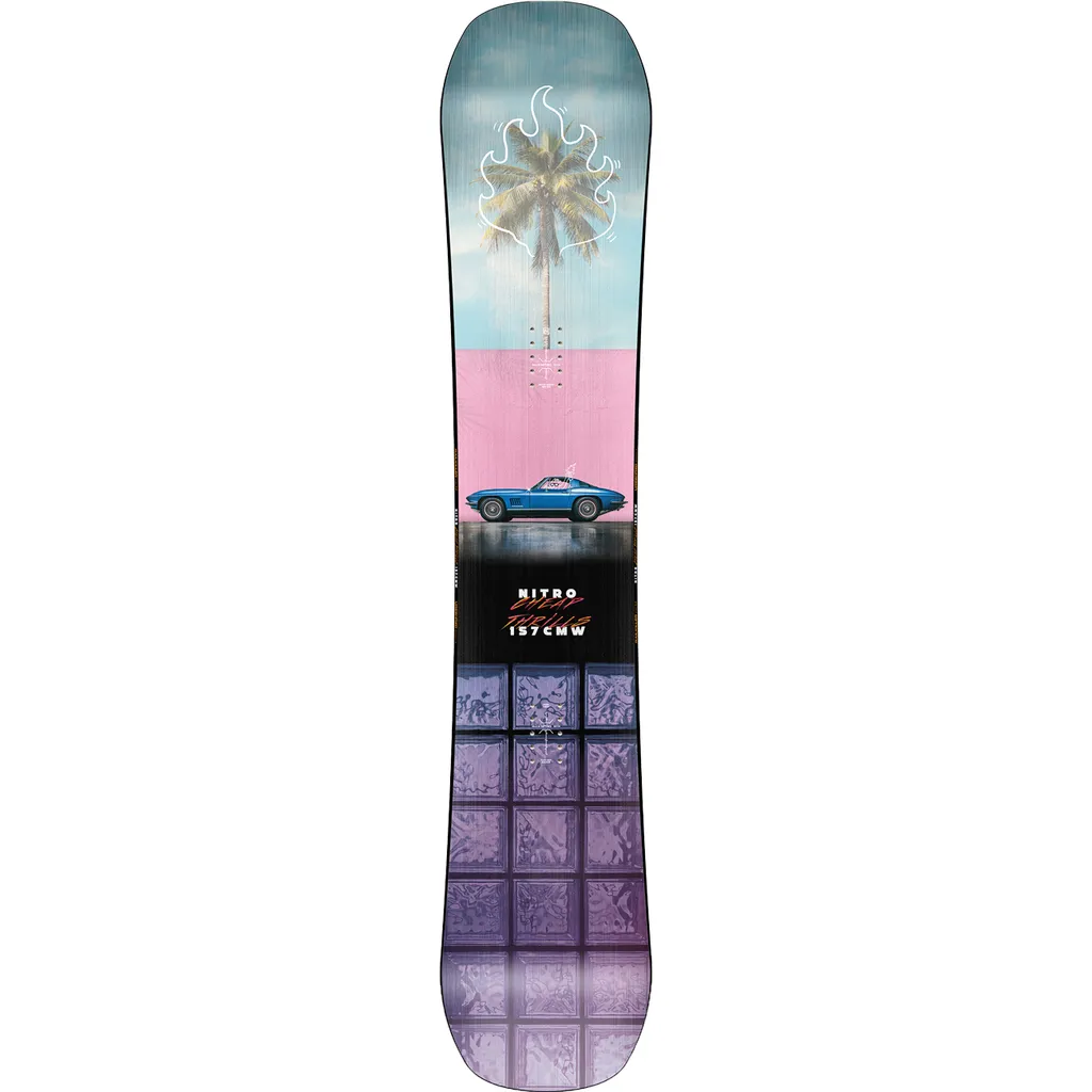 Snowboard Nitro Mini Thrills 143 pour progresser en park et freestyle junior