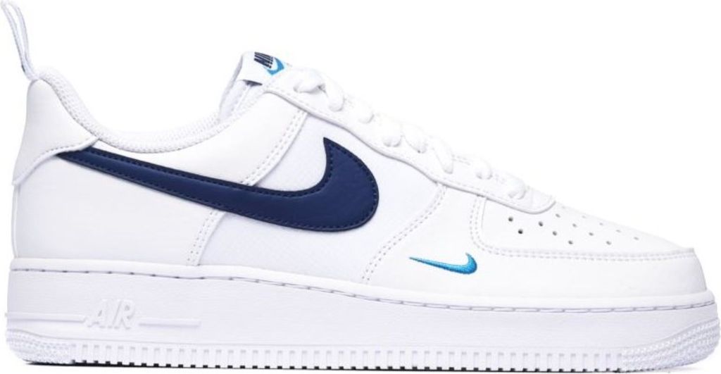 Nike Air Force 1 '07 "Deep Royal Blue & White", Weiß/Blau, Größe: 45