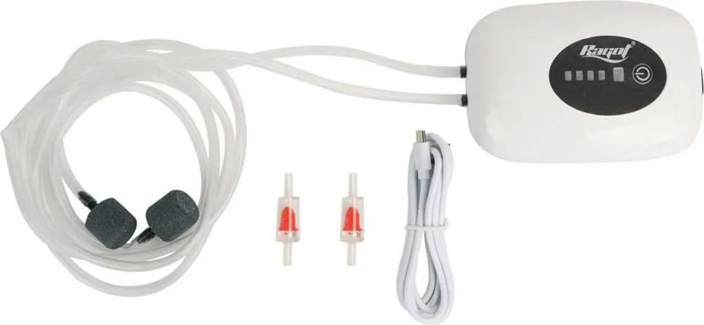 Aérateur de Pêche Ragot Power Bank 2 Argent - Pompe à Air avec Batterie