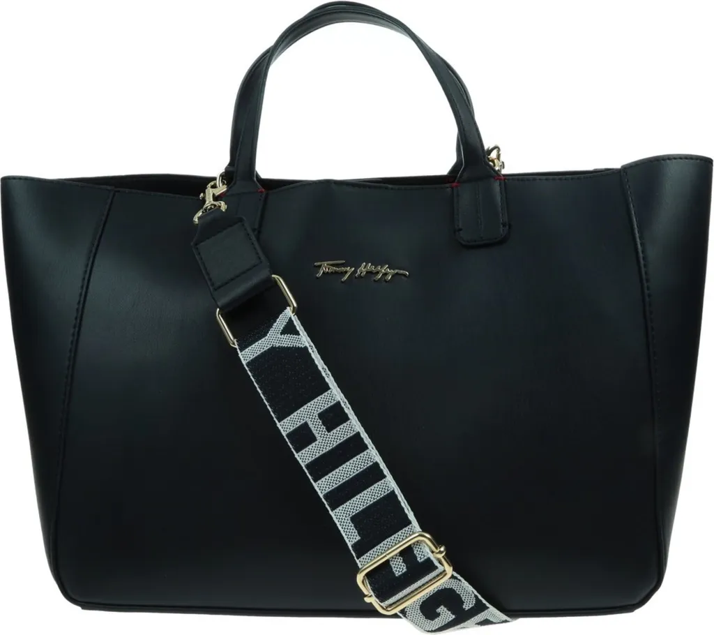 Tommy Hilfiger AW0AW11348DW5 Borsa Donna Poppy Tote Navy Blue Offerta