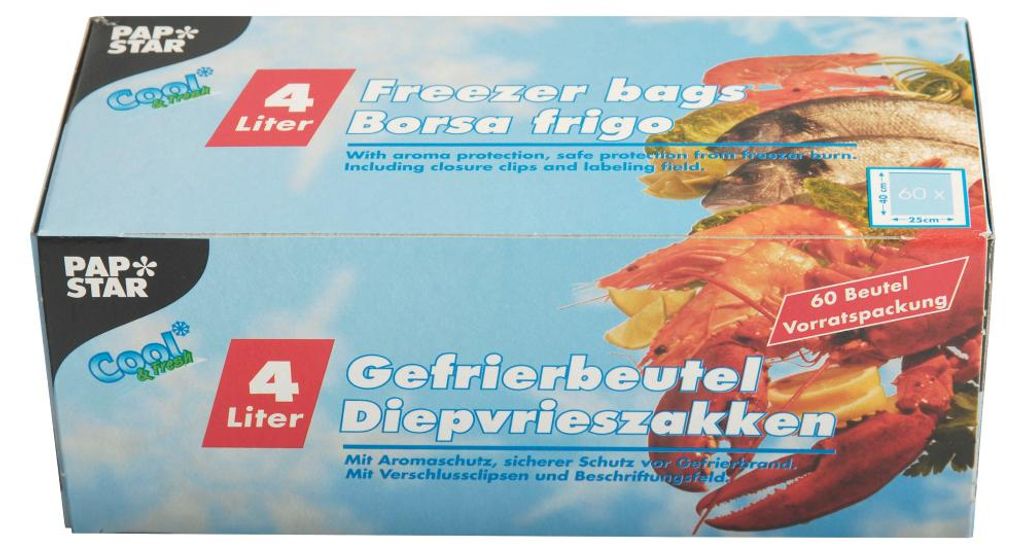 Papstar Gefrierbeutel 4l in FS Obrázek produktu 