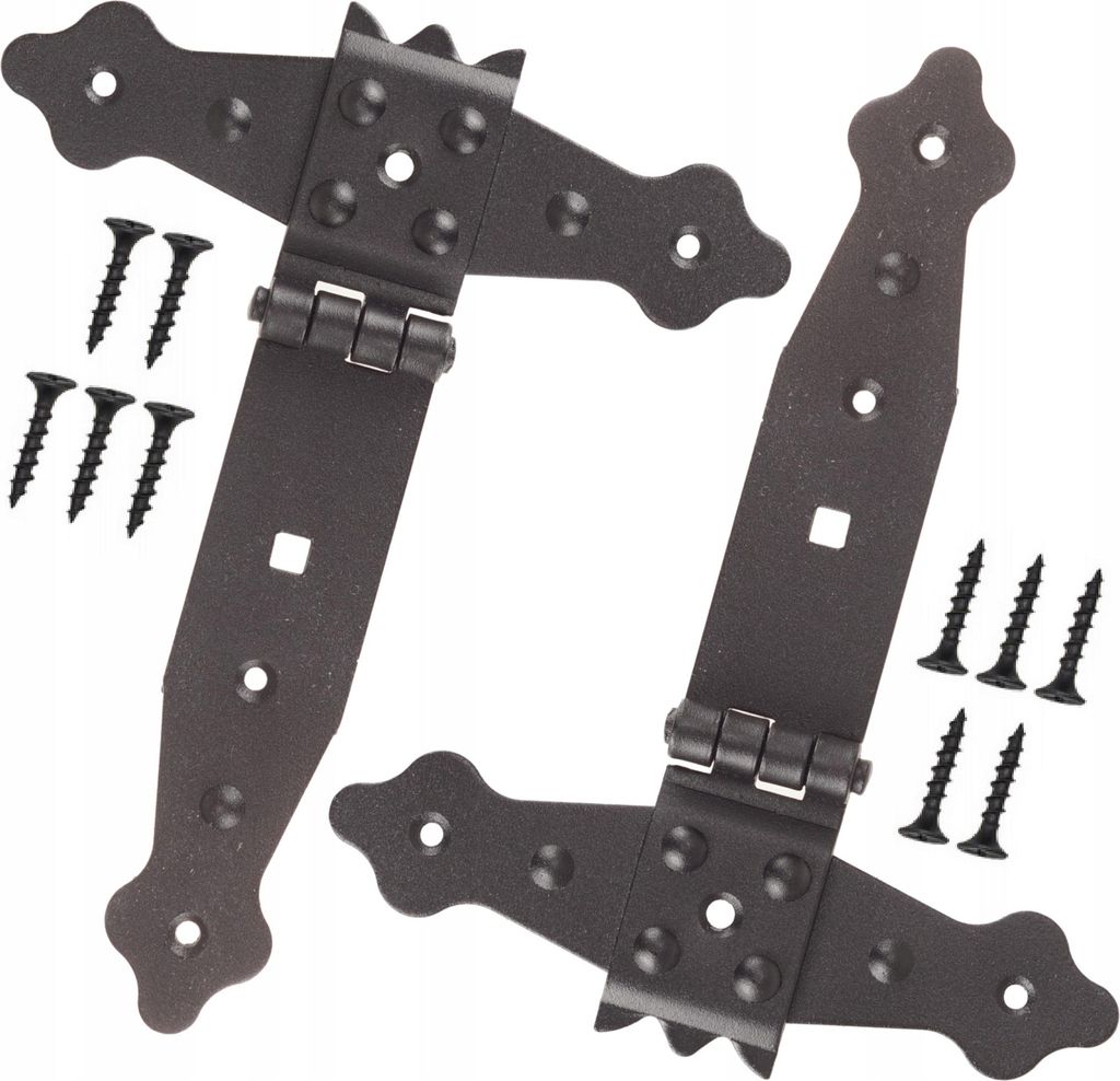 Scharnier FEINZ Gartenlauben-Scharnier 150 mm - Kreuzform - inkl. Schrauben - robust und langlebig - 2 Stück