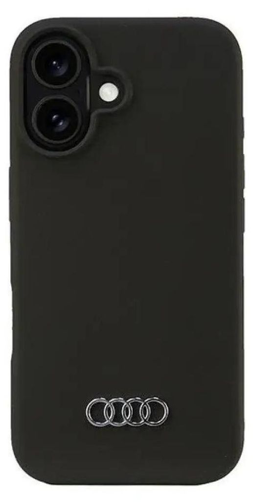 Audi Silicone Case Iphone 16 6.1Czarny/Black Hardcase Image du produit 