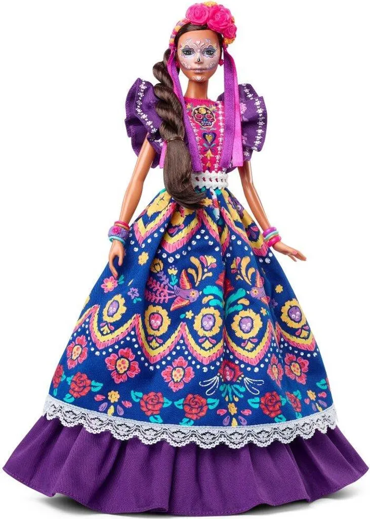 Poupée Barbie Signature Dia De Muertos Objet de Collection de Luxe