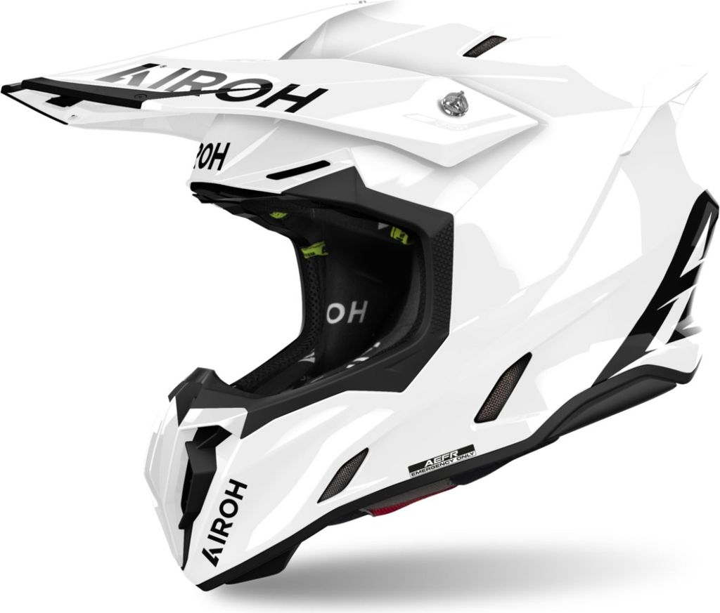 Motocross-Helm AIROH Twist 3 Glänzendes Weiß größe XS Produktbild 