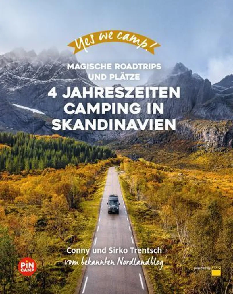 Livre de camping Yes We Camp : Guide 4 Saisons en Scandinavie Édition 2024