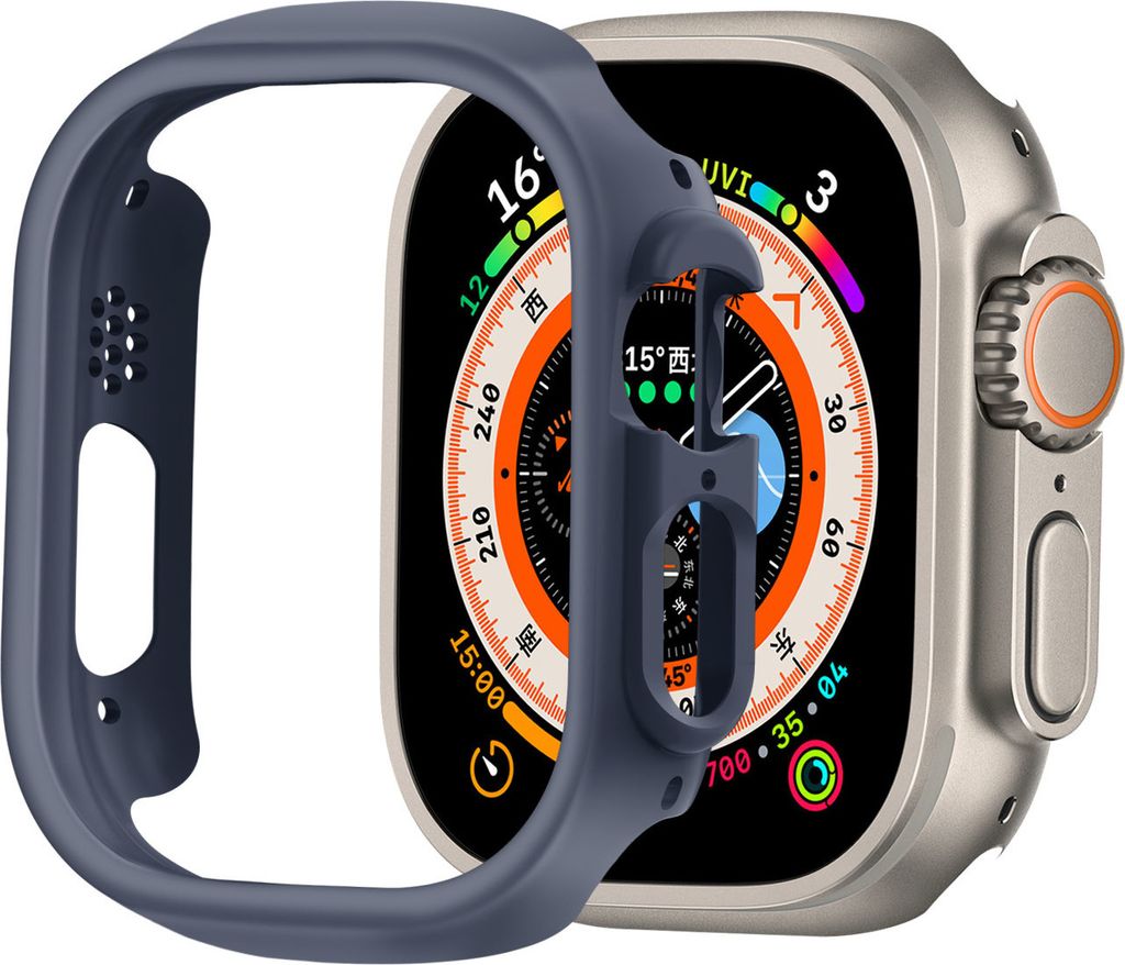 Strap-it Apple Watch Ultra Hard Case 49mm (Dunkelblau)