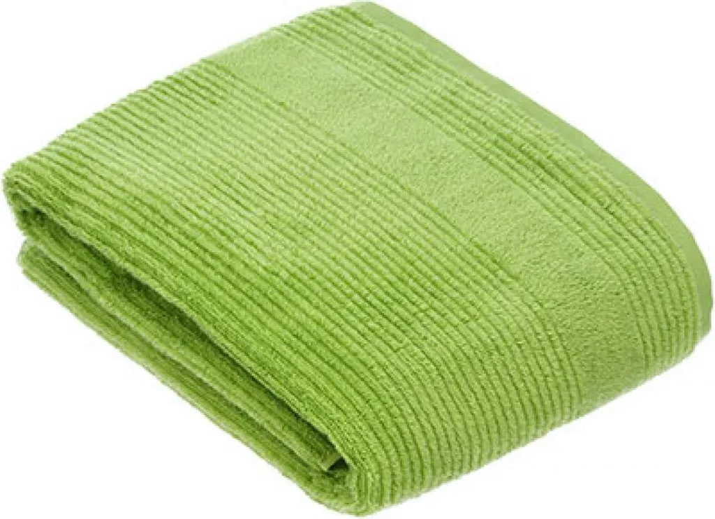 Vossen 119206 | Telo da bagno Tomorrow - Colore: Verde prato - Dimensioni: 100 x 150 cm