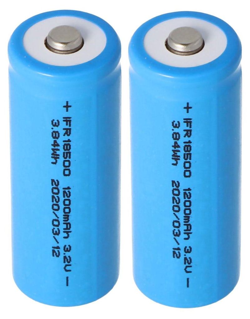2 Stück Akku passend für Duracell Solar Lithium Phosphat Produktbild 