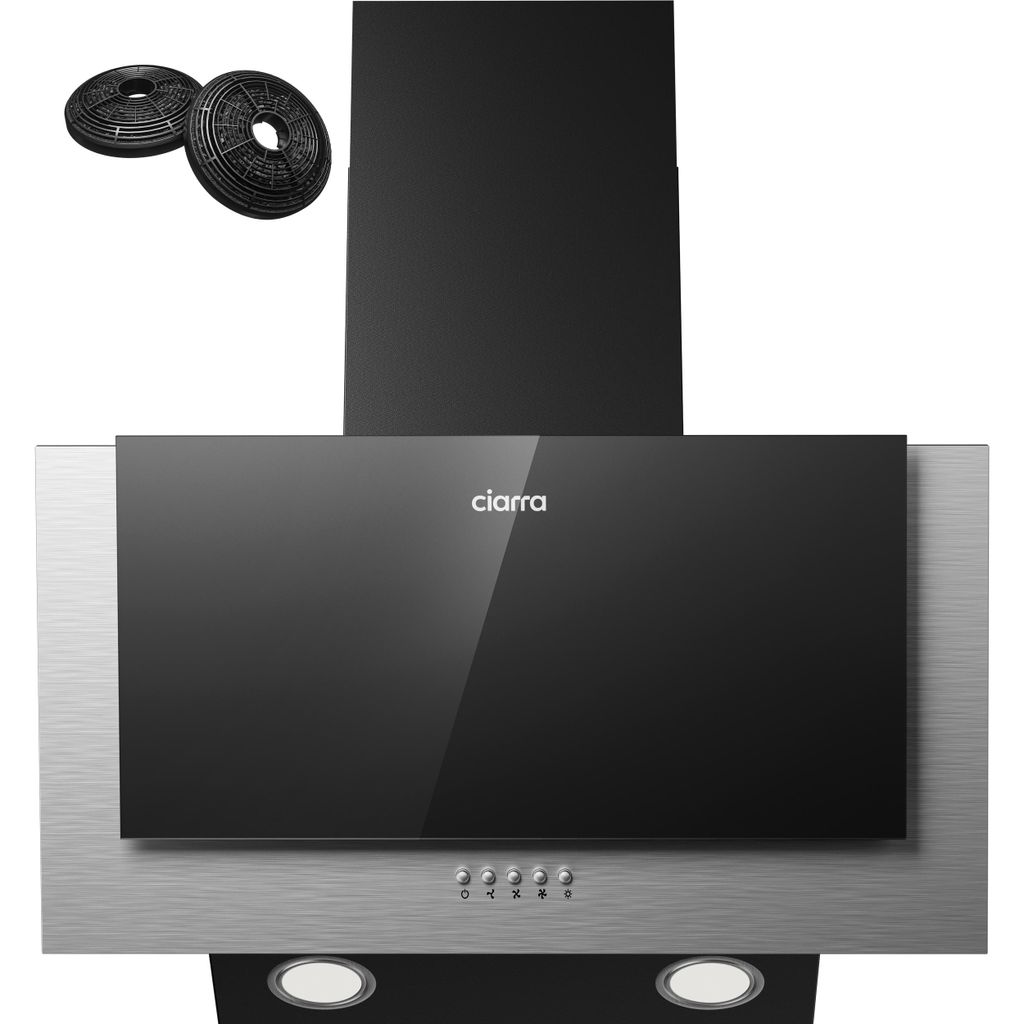 CIARRA A++ Kopffreihaube Dunstabzugshaube 60 cm 370 m³/h Produktbild 