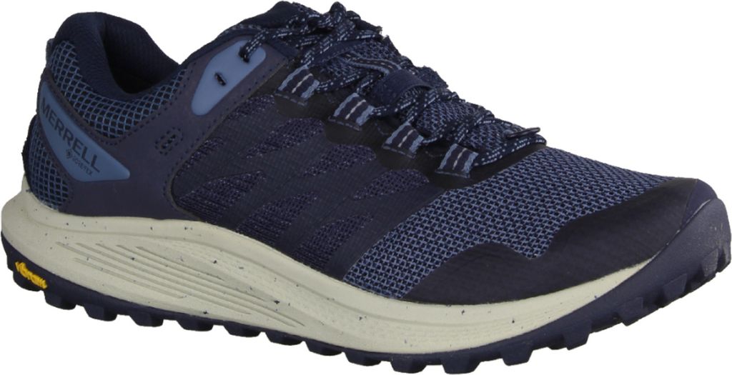 Merrell Nova 3 GTX Herren Outdoor, Textil/Synthetik, Blau, wasserdicht - Wanderschuhe Outdoor Herren, Blau, textil/synthetik (goretex wasserdicht)&...