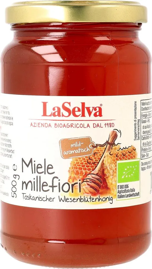 Miel de Fleurs Sauvages Crémeux 500g - Pack de 6 Pots Haute Qualité