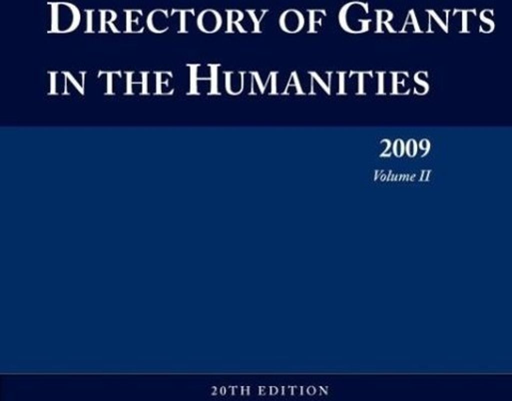Directory of Grants in the Humanities 2009 Volume 2