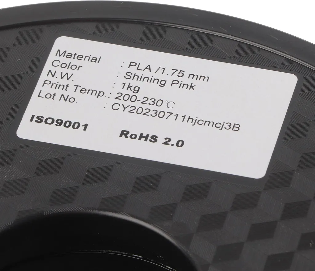 Consommable Impression 3D Filament PLA Rose Pailleté Haute Qualité - 10