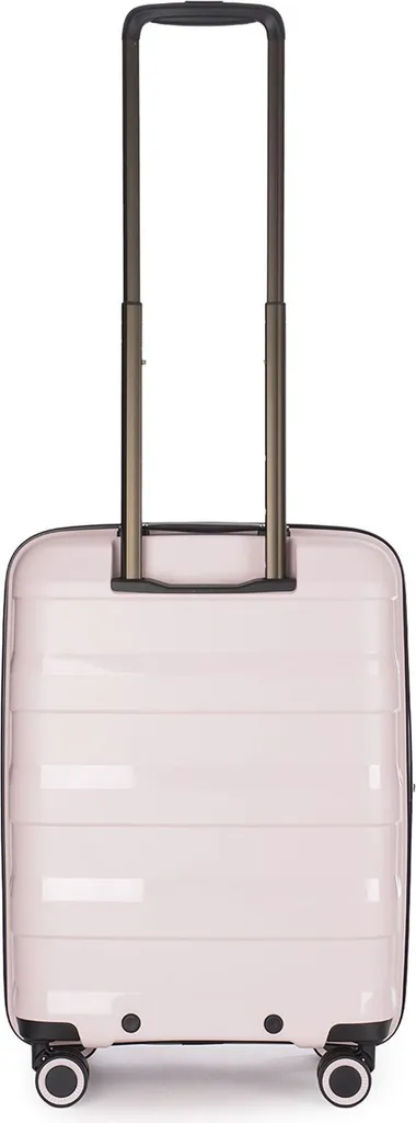 Valise cabine Stratic Straw + EXP TSA Rose 55cm extensible rigide - 5