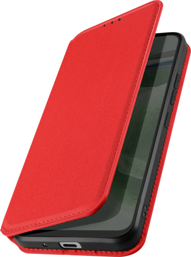 Cover in ecopelle Classic Edition per Samsung Galaxy S21 FE - rosso