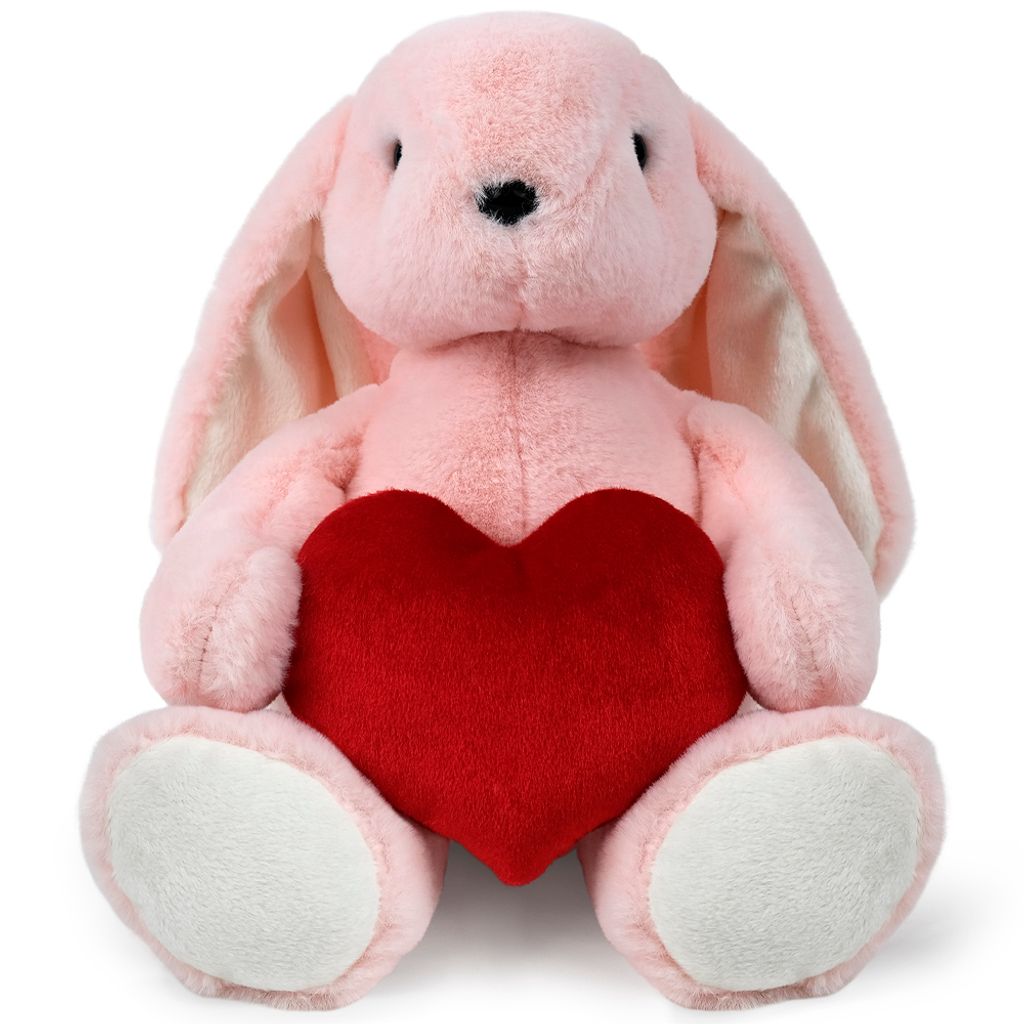 WP MERCHANDISE - Hase Jessie mit Herz plüschtier (34 cm)
