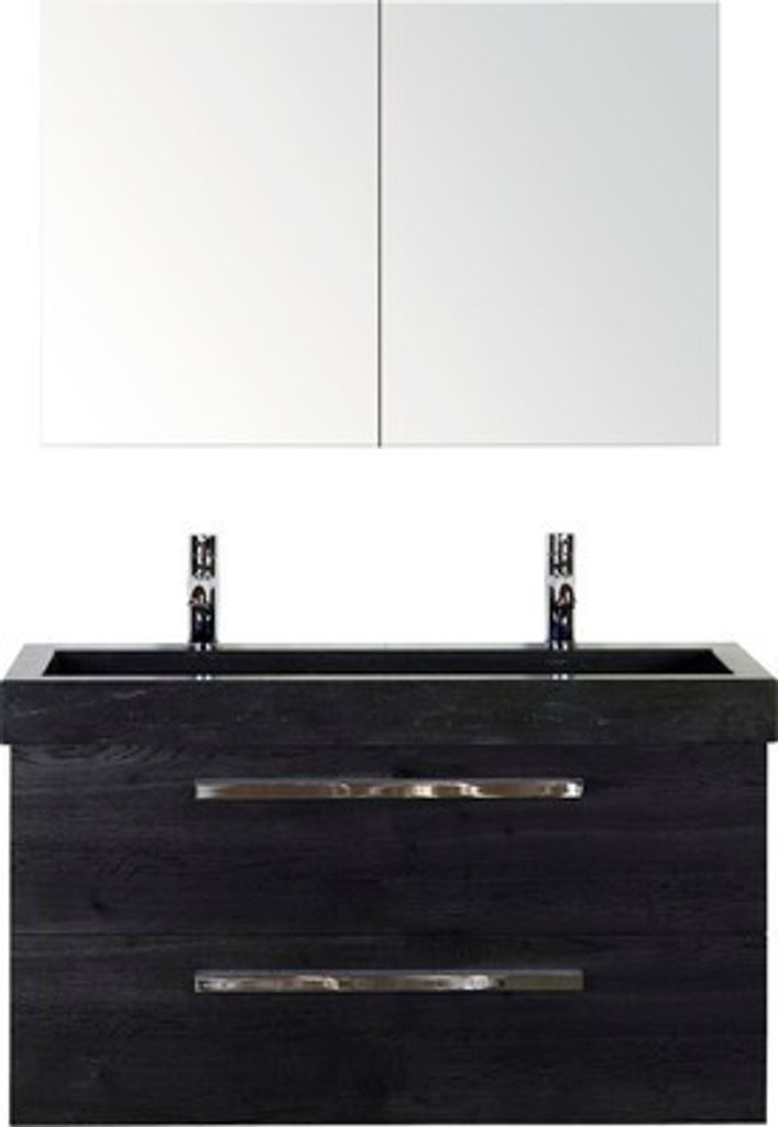 Sanox Badmöbel-Set Seville BxHxT 101 x 170 x 45,5 cm Produktbild 
