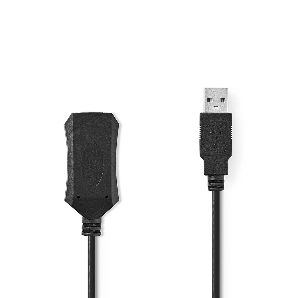 Prolunga USB 2.0 Attiva 20 Metri | Cavo Ripetitore USB-A Maschio-Femmina