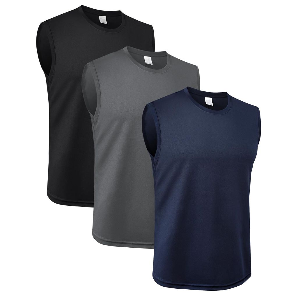 3er Pack Herren Tank Top Sport Sommer Tanktop Produktbild 