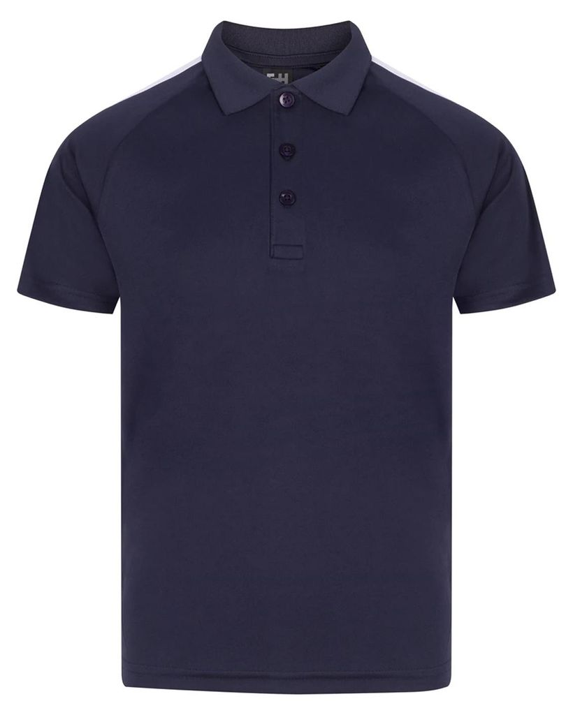 Finden & Hales - Poloshirt für Kinder RW11190 (128) (Marine/Weiß)