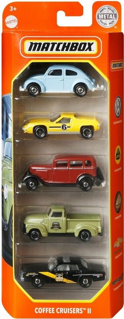 Mattel Matchbox Geschenkartikel, set van 5 Productafbeelding 