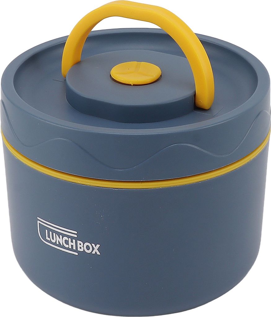 550 ml isolierte Bento-Lunchbox aus Edelstahl, stapelbar, 2 Ebenen, runde Bento-Lunchbox aus Edelstahl, auslaufsicherer Lebensmittelbehälter