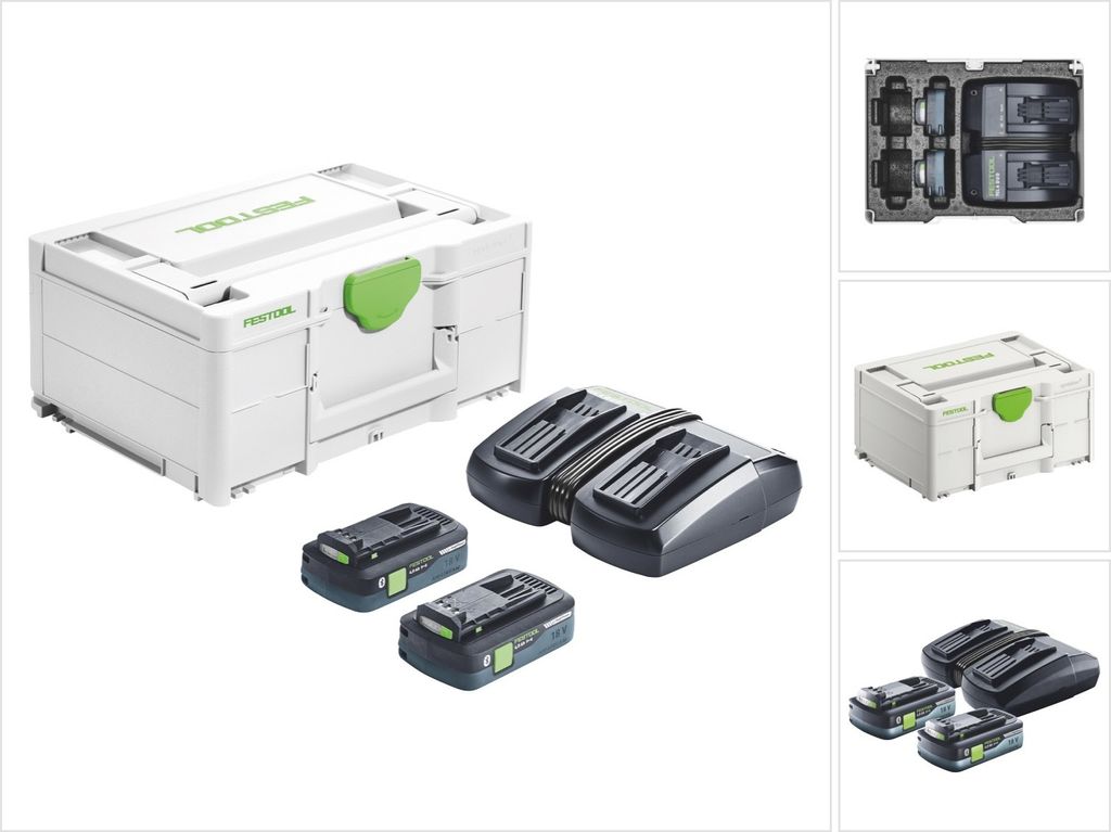 Festool set energia SYS 18V 2x4.0/TCL 6 DUO Immagine del prodotto 
