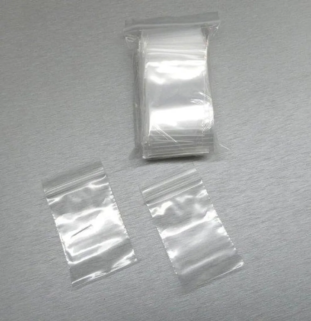 Pochettes plastiques refermables 5x7 cm pour bijoux et petits objets