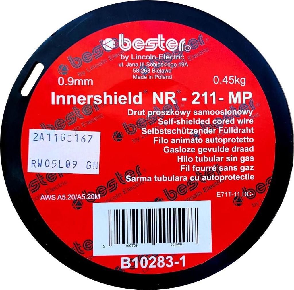 Selbstschützender Pulverdraht Innershield NR211MP 0,9 Produktbild 
