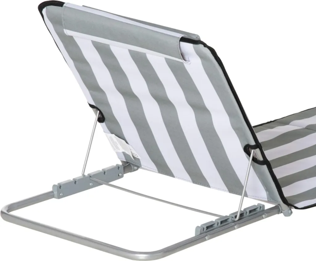 Lit de Soleil de Jardin sans Douleur avec Oreiller et Dossier Ajustable - 3