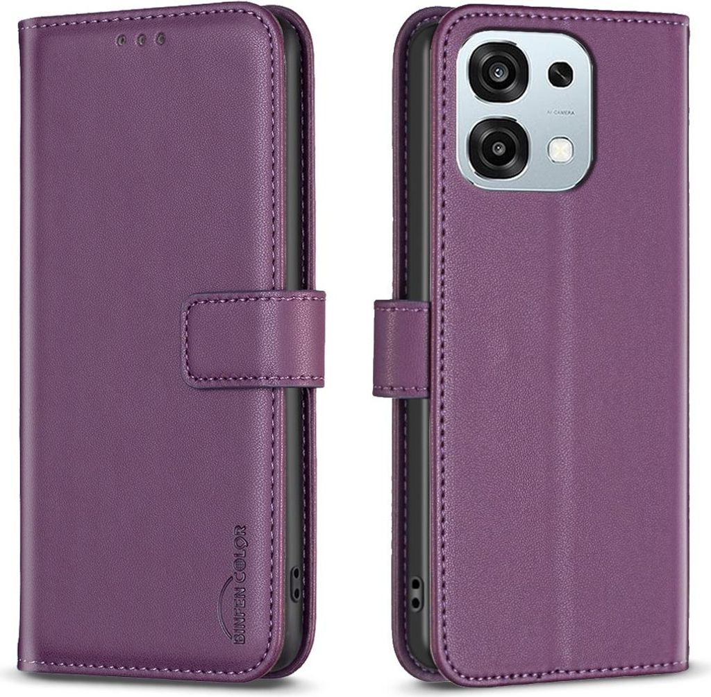 OPPO A6 Pro 5G Hülle - BINFEN Klapphülle - Violett