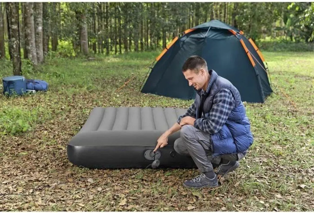 Matelas Gonflable Bestway 671BS Tritech Queen 203x152x30cm Confortable