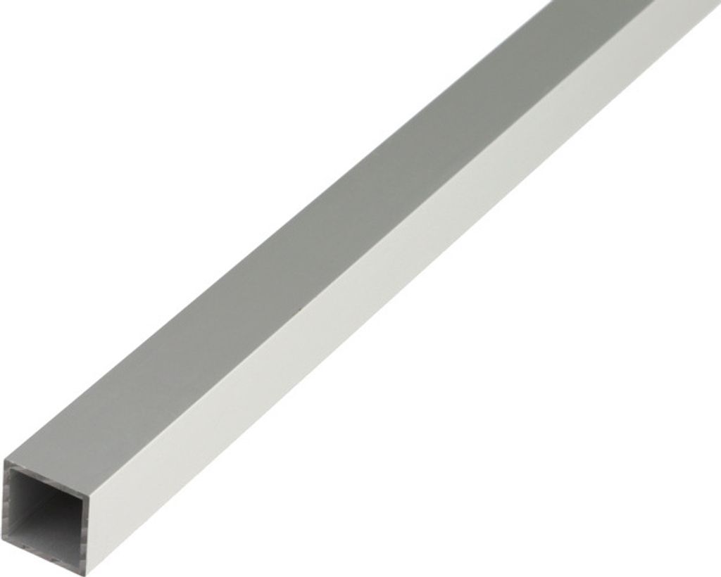 Alberts Vierkantrohr | Aluminium, natur | 1000 x 30 x 30 mm