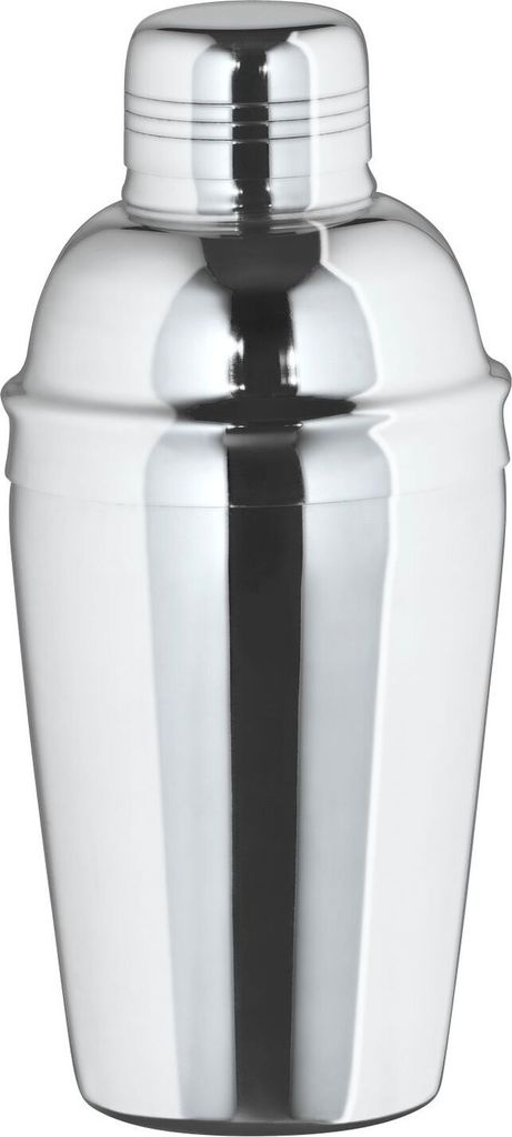 Edelstahl Cocktail Shaker 500 ml mit Sieb und Deckel, hochglanzpoliert