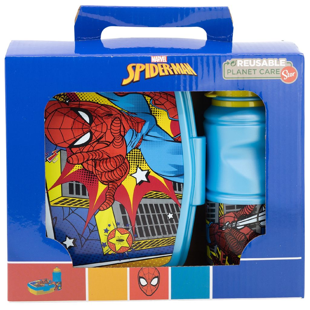 Spiderman 2-Teiliges Flaschen- Und Sandwichmaker-Set