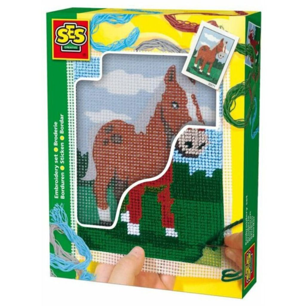 SES Creative Stickset Pferd, Nähset für Kinder, 6 Jahr(e), Produktbild 